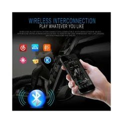 AUTORADIO LETTORE MP3 CA001B SISTEMA AUDIO AUTO UNIVERSALE 1 DIN BLUETOOTH AUX