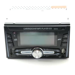 AUTORADIO PER AUTO DOPPIO DIN USB SD FM MP3 AUX 25Wx4 LETTORE SD MP3-9002