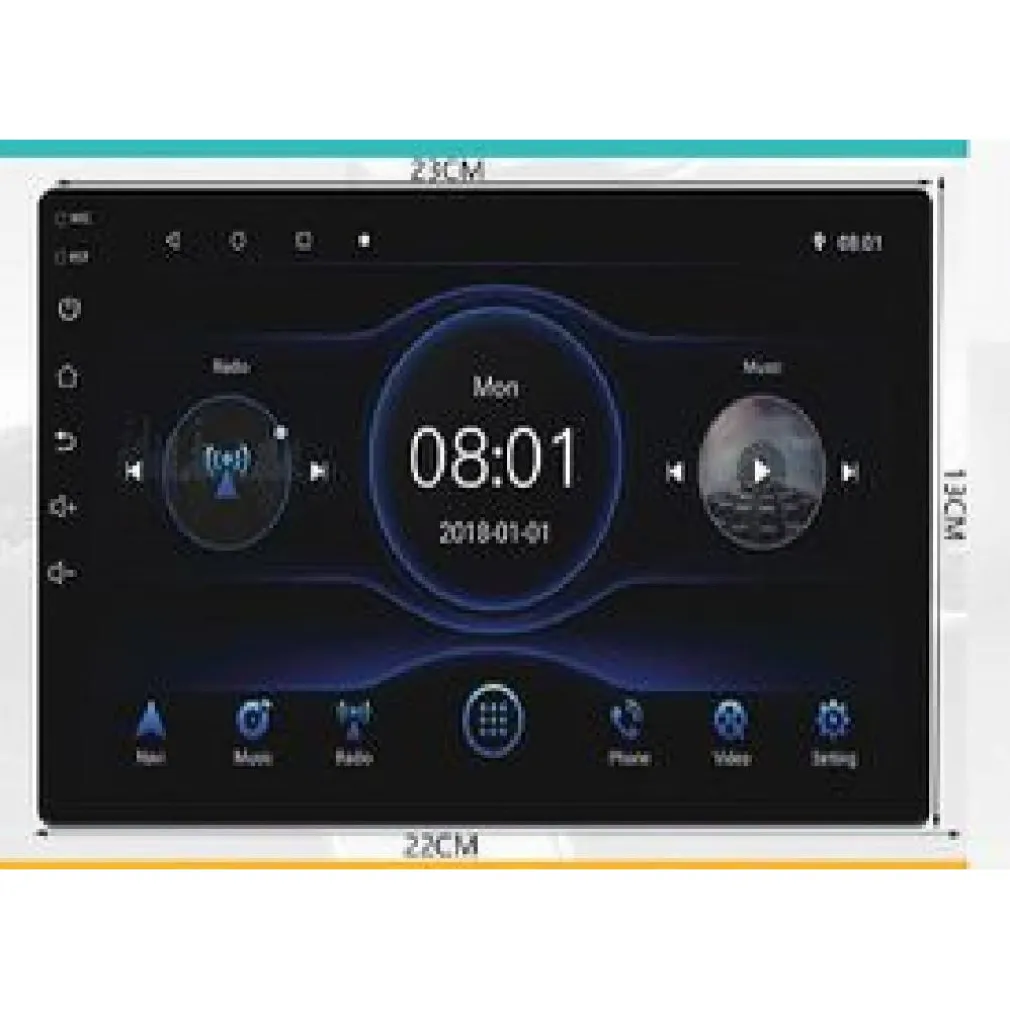 AUTORADIO SINTOLETTORE CON MONITOR 9″ HD LETTORE SISTEMA ANDROID 50WX4 CX-8221