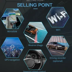 AUTORADIO STEREO 2 DIN 7