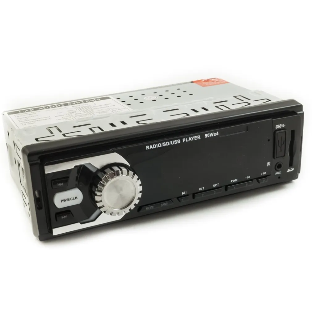 AUTORADIO STEREO AUTO CAMPER RADIO FM MP3 USB SLOT SD AUX 50Wx4 4104