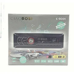 AUTORADIO STEREO PER AUTO LETTORE MP3 BLUETOOTH AUX USB SD TELECOMANDO CX-9001