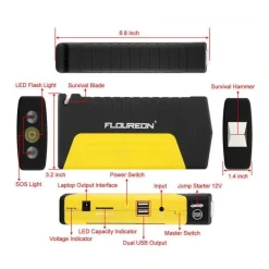 AVVIATORE PORTATILE DI EMERGENZA BOOSTER STARTER PER ACCENSIONE BATTERIA AUTO