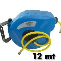 AVVOLGITUBO PROLUNGA ARIA COMPRESSA TUBO CAVO 12MT PORTATILE XBA-03