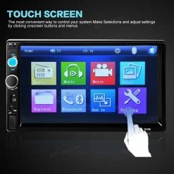 7010B 7" HD 1080P LCD double-din Bluetooth Auto video MP5 STEREO LETTORE MP3