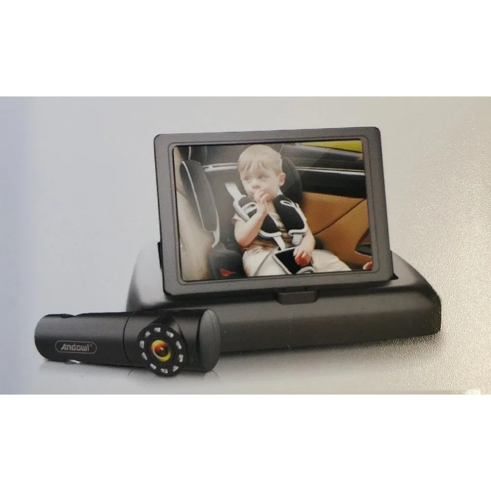 BABY MONITOR DI SICUREZZA LCD FULL HD 1080P Q-CA805 DA 4,5" PER CRUSCOTTO AUTO