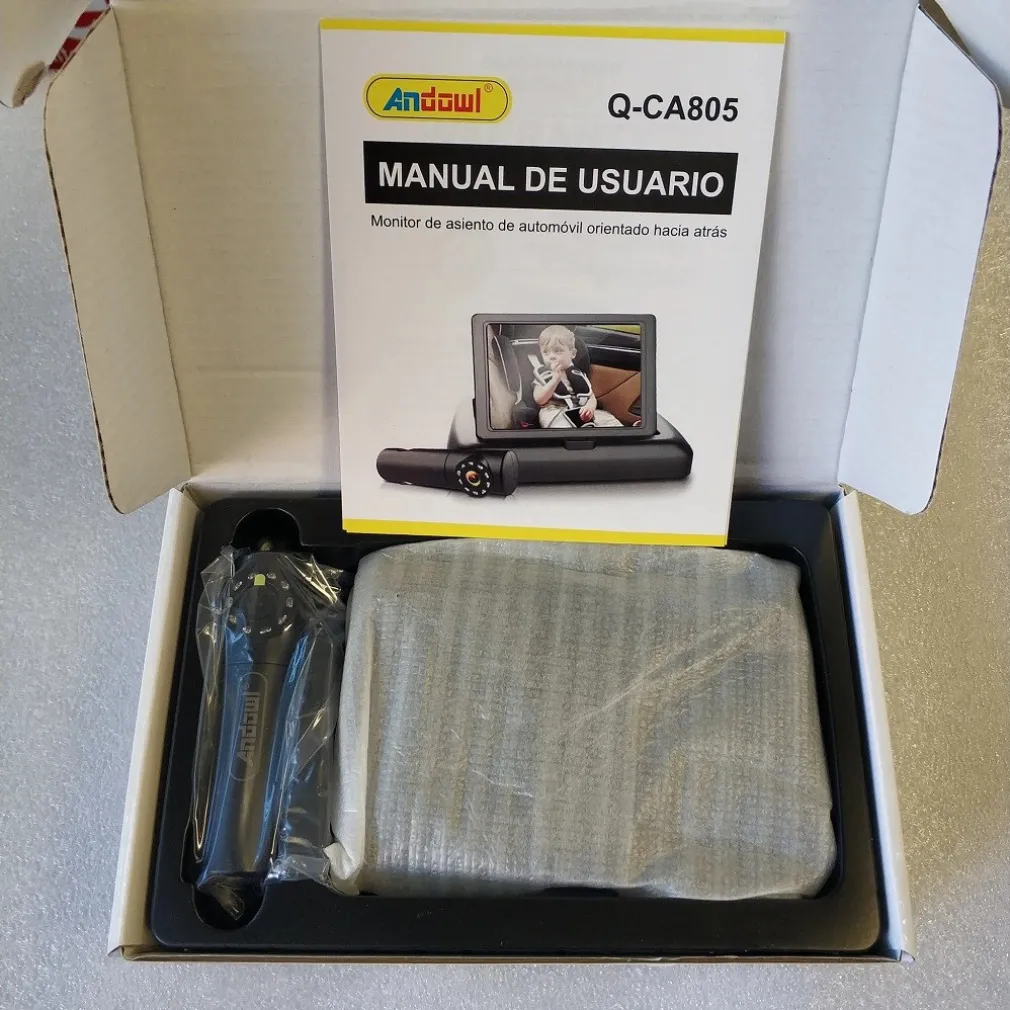 BABY MONITOR DI SICUREZZA LCD FULL HD 1080P Q-CA805 DA 4,5" PER CRUSCOTTO AUTO