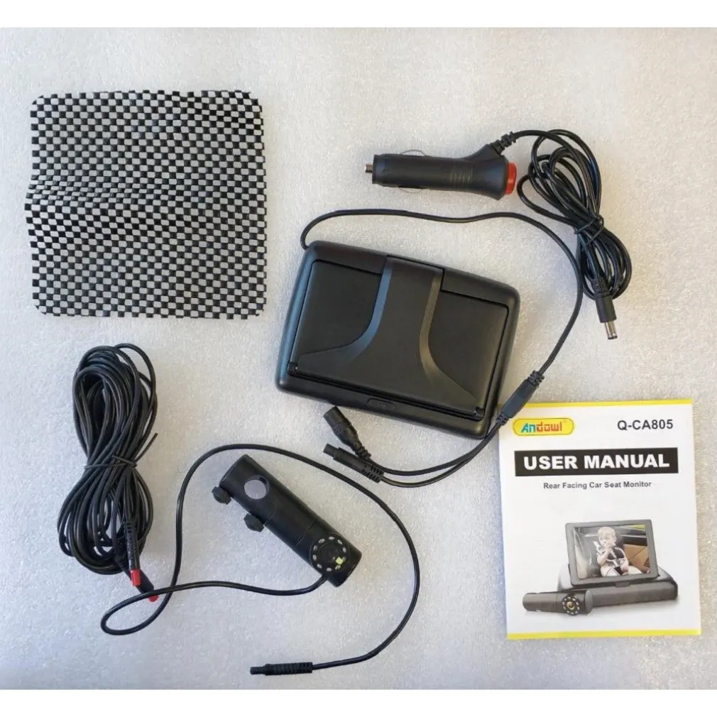 BABY MONITOR DI SICUREZZA LCD FULL HD 1080P Q-CA805 DA 4,5" PER CRUSCOTTO AUTO