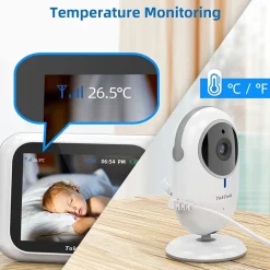 BABY MONITOR VIDEO DIGITALE WIRELESS Q-SX905 MONITOR LCD DA 4.3" BIDIREZIONALE