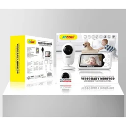 BABY MONITOR VIDEO DIGITALE WIRELESS Q-SX905 MONITOR LCD DA 4.3