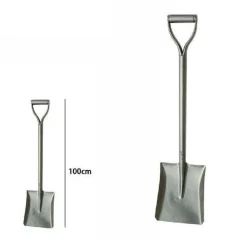BADILE VANGA PALA ATTREZZO GIARDINO GIARDINAGGIO CAMPEGGIO METALLO 100 CM 63311