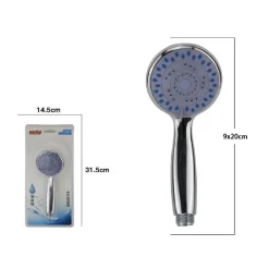 BAGNO DOCCETTA DOCCINO SOFFIONE DOCCIA CORNETTA ROTONDO MODERNO 9X20CM 69056