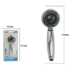 BAGNO DOCCETTA DOCCINO SOFFIONE DOCCIA CORNETTA ROTONDO 21X8CM MODERNO 69089