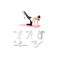 BANDA ELASTICA DI RESISTENZA ESTENSORE ELASTICO PER FITNESS YOGA SPORT CROSSFIT