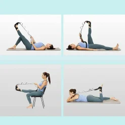 BANDA FASCIA ELASTICA SEGMENTATA FITNESS RESISTENZA YOGA PILATES STRETCHING