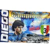 BANDIERA FORZA NAPOLI 3 SCUDETTO DIEGO MARADONA VESUVIO CAMPIONE ITALIA 90x140CM