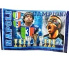 BANDIERA FORZA NAPOLI 3 SCUDETTO DIEGO MARADONA OSIMHEN CAMPIONE D'ITALIA 90x140
