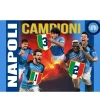 BANDIERA FORZA NAPOLI FESTA TERZO SCUDETTO CAMPIONI MARADONA OSIMHEN 90x140 CM