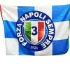 BANDIERA FORZA NAPOLI SEMPRE FESTA 3 SCUDETTO AZZURRO CAMPIONE ITALIA 90x140 CM