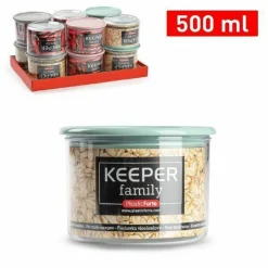 BARATTOLO MILLEUSI CONTENITORE CON COPERCHIO 500ML BISCOTTI LEGUMI PASTA 118891A