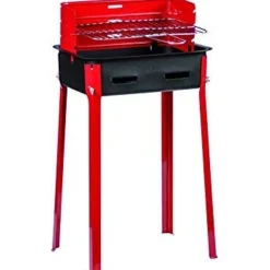 BARBECUE A CARBONE CARBONELLA BBQ GRILL METALLO CON PARAVENTO GRIGLIA 25X35CM