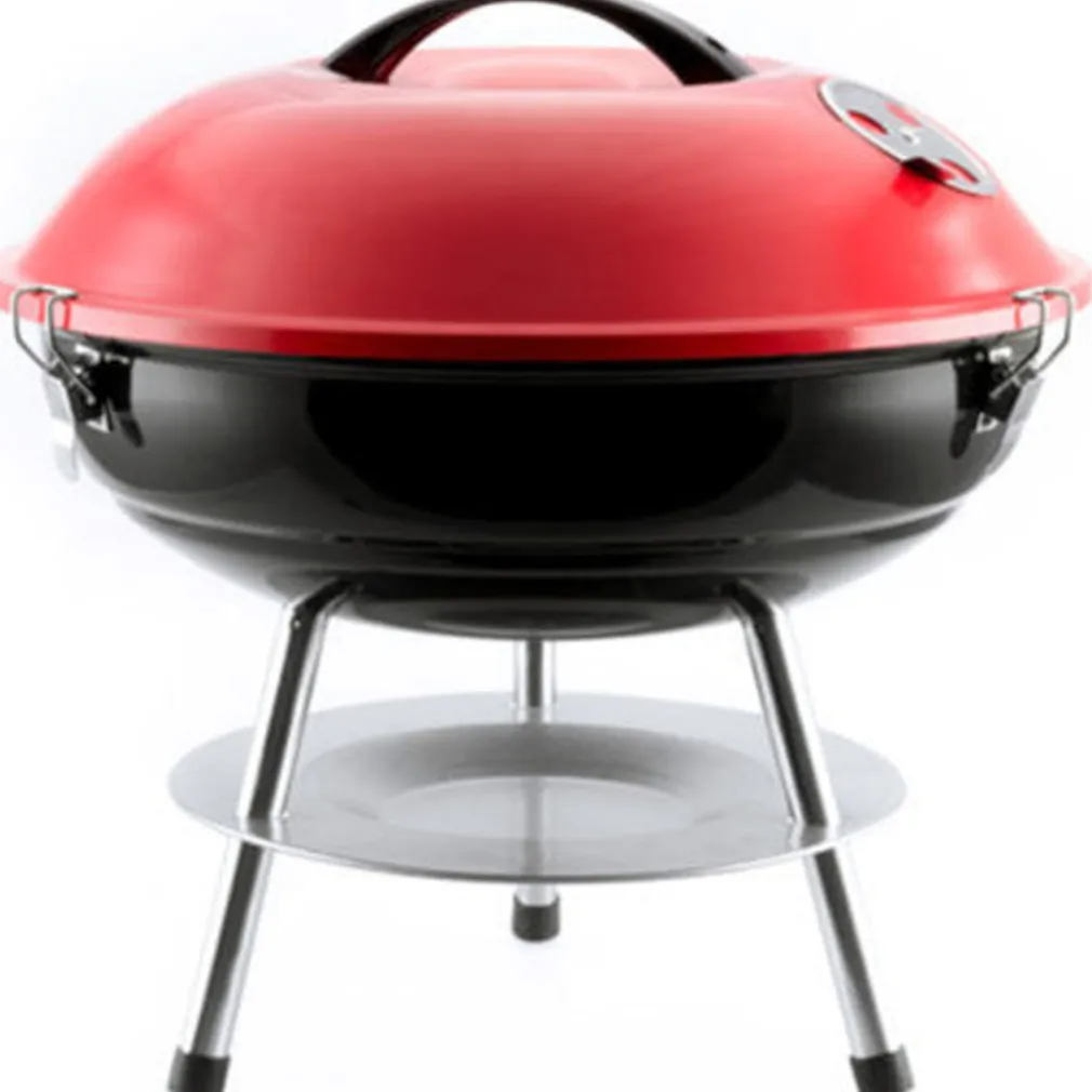 BARBECUE A CARBONELLA TONDO BBQ GRIGLIA COPERCHIO DA TAVOLO GRILL GRIGLIA BRACE