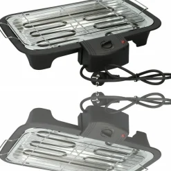 BARBECUE ELETTRICO TAVOLO GRIGLIA ELETTRICA 2000W BISTECCHIERA GRILL BBQ
