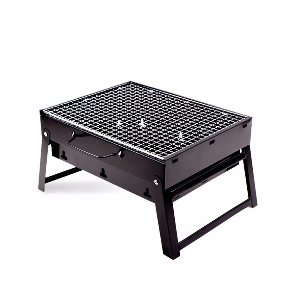 BARBECUE PORTATILE A CARBONELLA PER GRIGLIATE CARNE PESCE VERDURE 20X35X27 CM