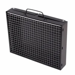 BARBECUE PORTATILE A CARBONELLA PER GRIGLIATE CARNE PESCE VERDURE 20X35X27 CM