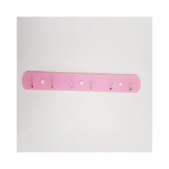 BARRA 6 GANCI ACCIAIO 2.0KG ADESIVA APPENDINI PLASTICA APPENDIABITI CUCINA