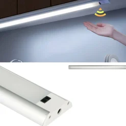 BARRA A LED SOTTOPENSILE CUCINA LUCE LAMPADA CON SENSORE MOVIMENTO MANO 60CM