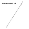 BARRA BILANCIERE LUNGHEZZA 180 CM ANTISCIVOLO ACCIAIO CROMATO PALESTRA FITNESS