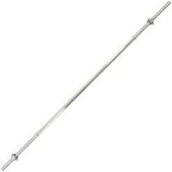 BARRA BILANCIERE LUNGHEZZA 120 CM ANTISCIVOLO ACCIAIO CROMATO PALESTRA FITNESS