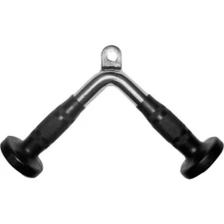 BARRA PER TRICIPITI A FORMA DI V ASTA ATTREZZATURA ESERCIZI FITNESS ATTACCO PESI