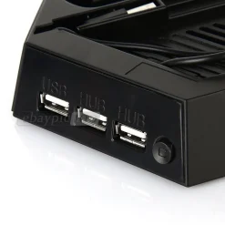 BASE DI RICARICA DOPPIA CON VENTOLA PER PS4 CONSOLE CONTROLLER JOYPAD HUB USB