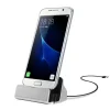 BASE DOCK CARICABATTERIE X ATTACCO TYPE-C TYPE C SUPPORTO TAVOLO RICARICA E SYNC