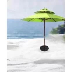 BASE PER OMBRELLONE PESO REGOLABILE CON APERTURA LATERALE DA ESTERNO GIARDINO PATIO 020675