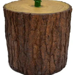 BASE TRONCO SUPPORTO PIEDE PER ALBERO DI NATALE IN LEGNO 40X29CM INNESTO 34CM