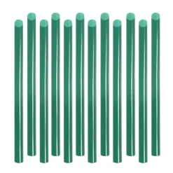 BASTONCINI COLLA 12 PZ PER PISTOLA A CALDO INCOLLATRICE VERDE 12PZ STICK 18X1 CM