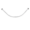 BASTONE ASTA PER TENDA DOCCIA BARRA CURVA ANGOLARE CROMATA 90 X 90CM BAGNO 59802