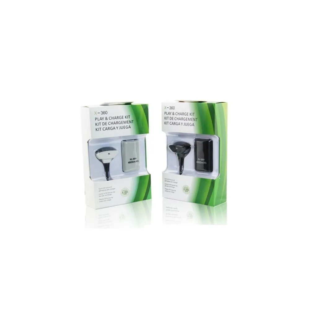 BATTERIA BATTERY PACK 4800 mAh PER JOYSTICK JOYPAD CONTROLLER PER XBOX 360