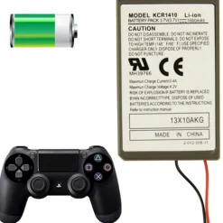 BATTERIA MAGGIORATA PER CONTROLLER JOYPAD JOYSTICK WIRELESS PS4 PLAYSTATION 4