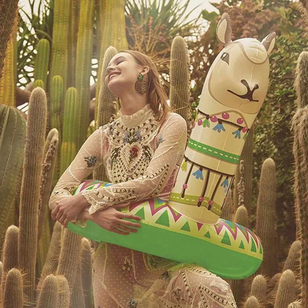 BESTWAY CIAMBELLA SALVAGENTE FASHION ALPACA BEACH GONFIABILE MARE PISCINA NOVITà