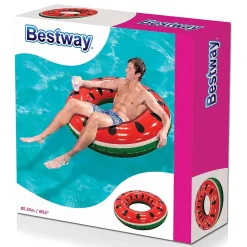 BESTWAY SALVAGENTE FASHION CIAMBELLA GONFIABILE FRUTTA ASSORTA ANANAS E ANGURIA