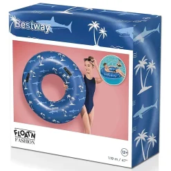 BESTWAY SALVAGENTE FASHION CIAMBELLA GONFIABILE NAUTICAL DUE COLORI ASSORTITI