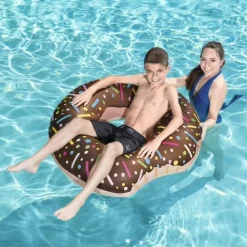 BESTWAY SALVAGENTE FASHION CIAMBELLA GONFIABILE DONUTS 2 COLORI ASSORTI 107 CM