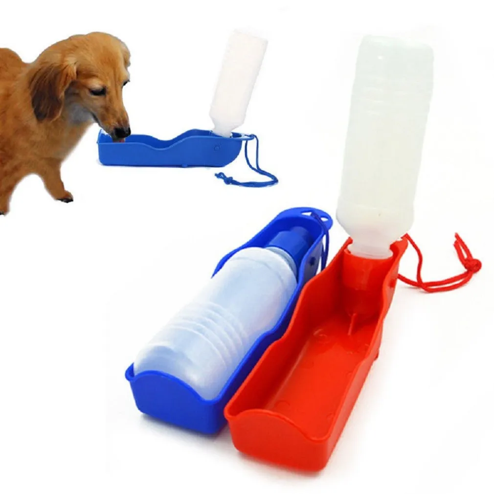 BEVERINO BORRACCIA CIOTOLA ACQUA PER CANI ANIMALI DA VIAGGIO 250ML PORTATILE