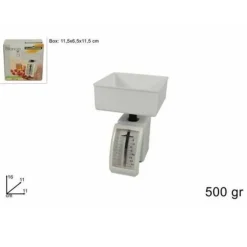 BILANCIA DA CUCINA CON VASCHETTA ANALOGICA FINO A 500 GRAMMI ALIMENTI CIBO