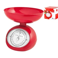BILANCIA DA CUCINA MECCANICA LANCETTA CLASSICA DA 0 A 5 KG VARI COLORI