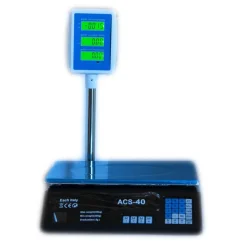 BILANCIA DIGITALE ELETTRONICA 40 KG DISPLAY LCD ELETTRONICO FRONTE RETRO PESA